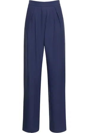 Giorgio Armani Pantalones Anchos De Lino
