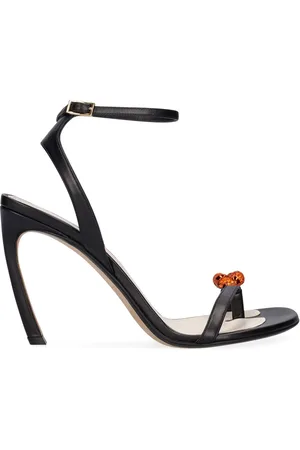 Lanvin Sandalias De Piel Con Tacón 95mm
