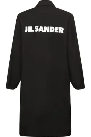 Jil Sander Abrigo Parka De Algodón Popelina