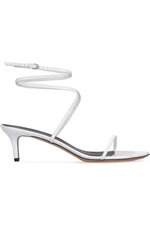Isabel Marant Sandalias De Piel Estampado Pitón 50mm