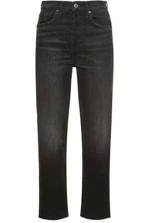 RE/DONE Jeans Rectos 70s Con Cintura Alta
