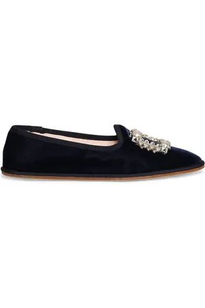Roger Vivier Mocasines De Terciopelo 10mm