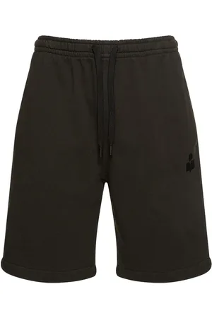 Isabel Marant Shorts Deportivos De Algodón Flocado