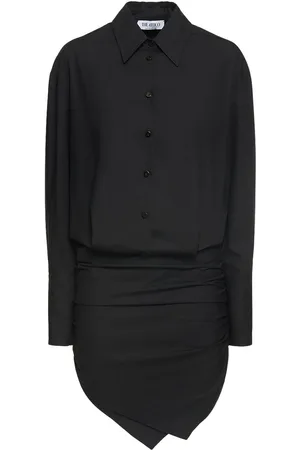 The Attico Vestido Camisero De Lona