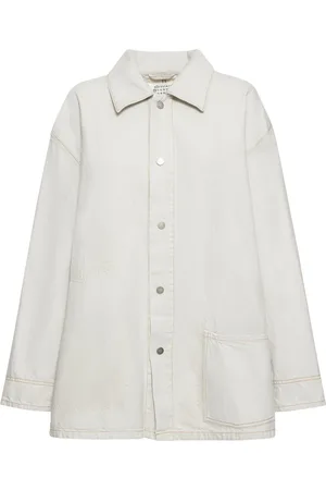 Maison Margiela Chaqueta Oversize De Denim De Algodón