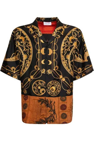 Marine Serre Camisa De Seda