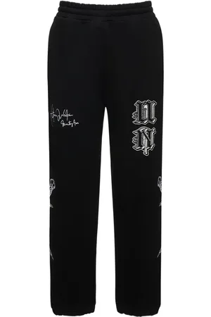 UNKNOWN Pantalones De Algodón Con Logo
