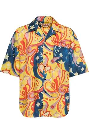 Marni Camisa De Algodón Estampada