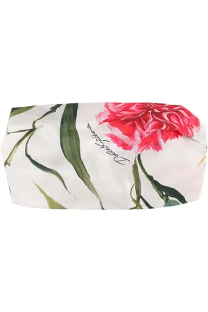 Dolce & Gabbana Diadema De Algodón Con Estampado Floral