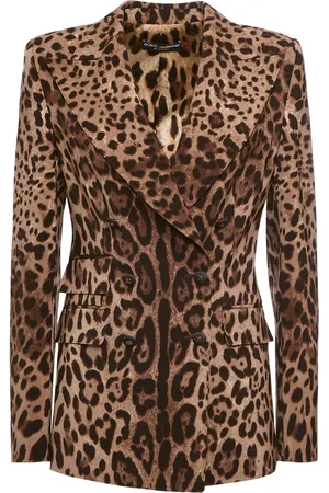 Dolce & Gabbana Chaqueta De Lana Estampada