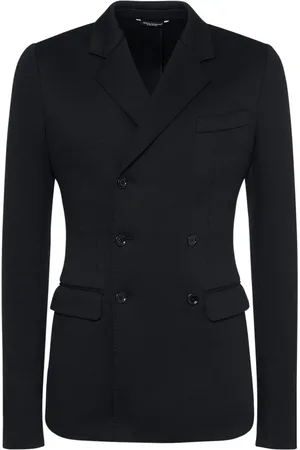 Dolce & Gabbana Blazer Cruzado De Algodón Techno