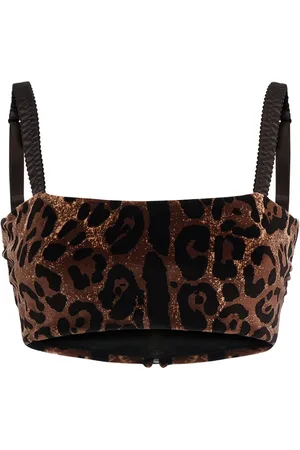 Dolce & Gabbana Top De Chenilla Con Estampado