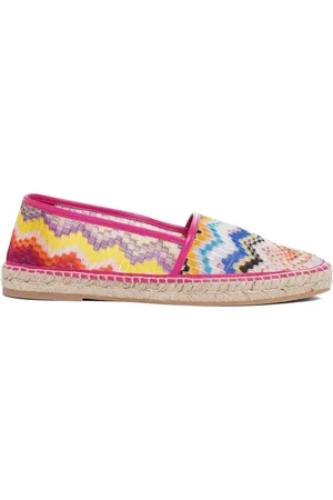 Missoni Espadrillas De Lona Estampada 10mm