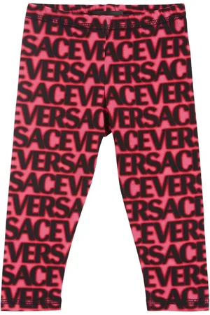 VERSACE Leggings De Jersey De Algodón Estampados