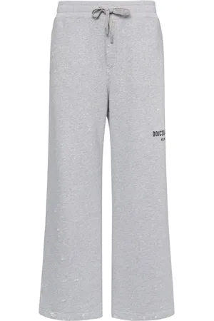 Dolce & Gabbana Pantalones Jogging De Jersey De Algodón Con Logo