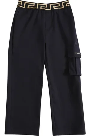 VERSACE Pantalones Cargo De Garbardina De Algodón