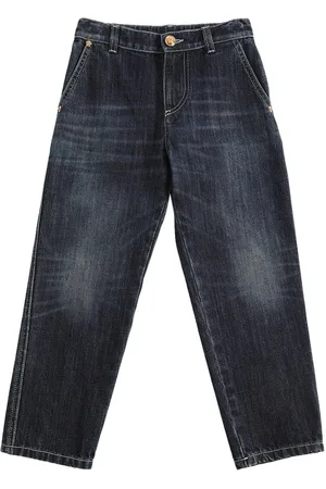 VERSACE Jeans De De Algodón Lavados A Piedra