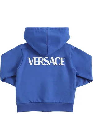 VERSACE Sudadera De Algodón Con Capucha