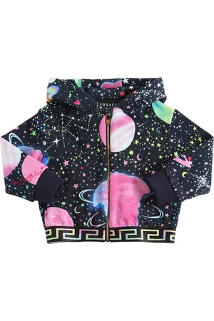 VERSACE Sudadera De Algodón Con Capucha