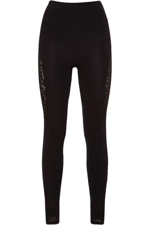 VERSACE Leggings Con Logo Jacquard