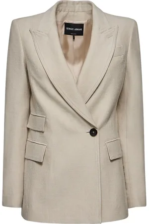 Giorgio Armani Chaqueta De Lana Y Lino