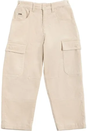 Emporio Armani Pantalones Cargo De Pana De Algodón