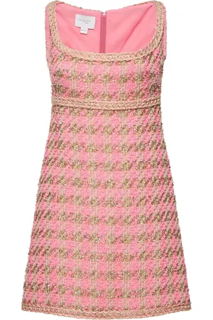 Giambattista Valli Vestido Corto De Tweed Con Lúrex
