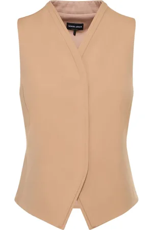 Giorgio Armani Chaleco De Seda Crepé