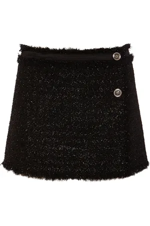 VERSACE Minifalda De Tweed Con Lúrex