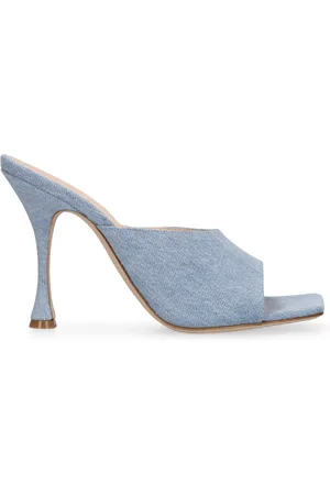 MAGDA BUTRYM Sandalias Mules De Denim 105mm