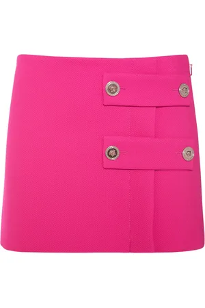 VERSACE Minifalda De Sarga