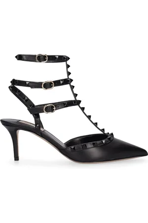 VALENTINO GARAVANI Zapatos De Tacón Rockstud De Piel 65mm