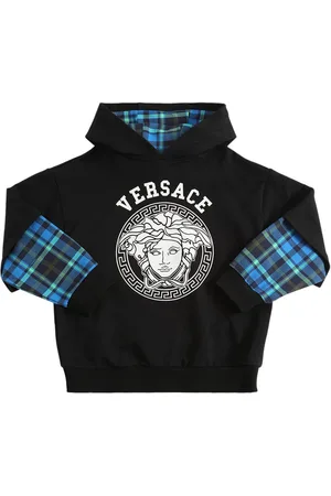 VERSACE Sudadera De Algodón Con Capucha