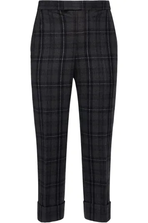 Thom Browne Pantalones De Lana De Franela
