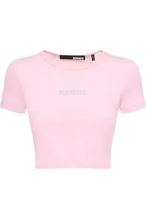 ROTATE Camiseta Corta De Algodón