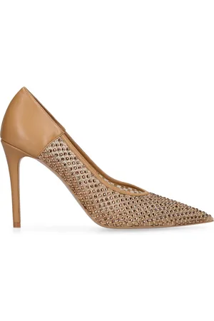 Stella McCartney Zapatos De Tacón De Malla 100mm
