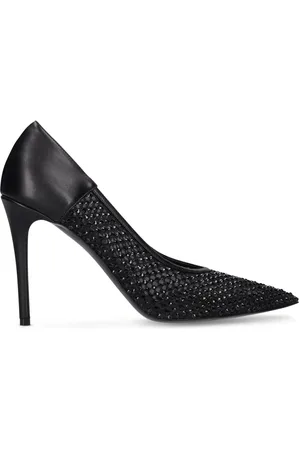 Stella McCartney Zapatos De Tacón De Malla 100mm