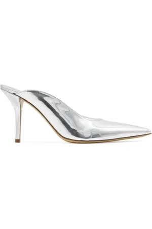 Gia Borghini Zapatos Mules De Piel Sintética 85mm