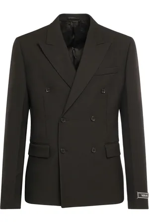 VERSACE Chaqueta Cruzada De Lana