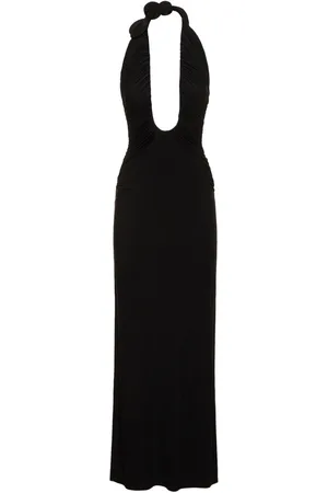 MAGDA BUTRYM Vestido Largo De Jersey Con Abertura