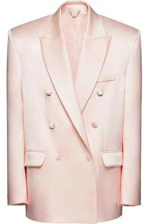 MAGDA BUTRYM Blazer Oversize Cruzado De Satén