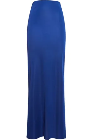 Tom Ford Falda Midi De Punto De Viscosa Brillante