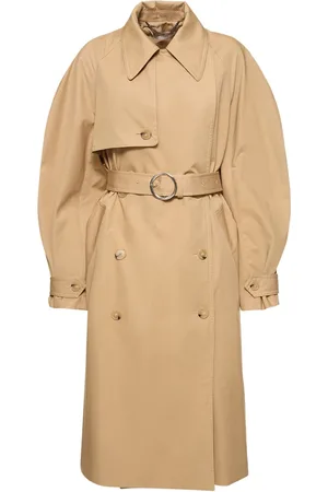 Stella McCartney Trench De Lana Con Cinturón
