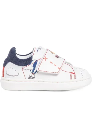 MONNALISA Sneakers Snoopy De Piel Con Correas