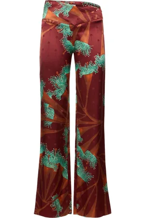JOHANNA ORTIZ Pantalones Anchos De Seda