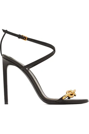 Tom Ford Sandalias De Piel Con Cadena 105mm