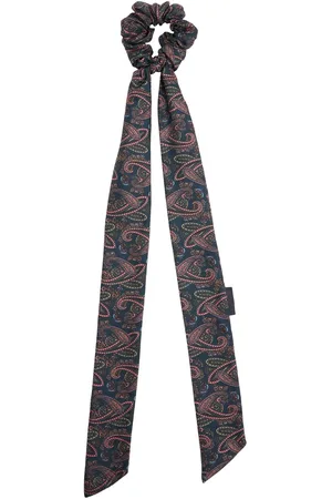 Etro Scrunchie De Seda Con Lazo