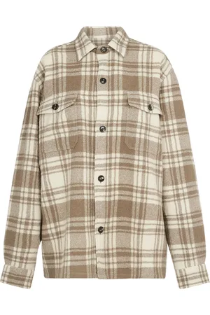 Ami Camisa De Lana Estampada