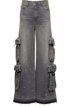 AMIRI Jeans Cargo Con Cintura Alta