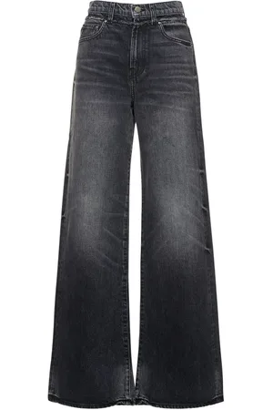 AMIRI Jeans Anchos De Denim De Algodón